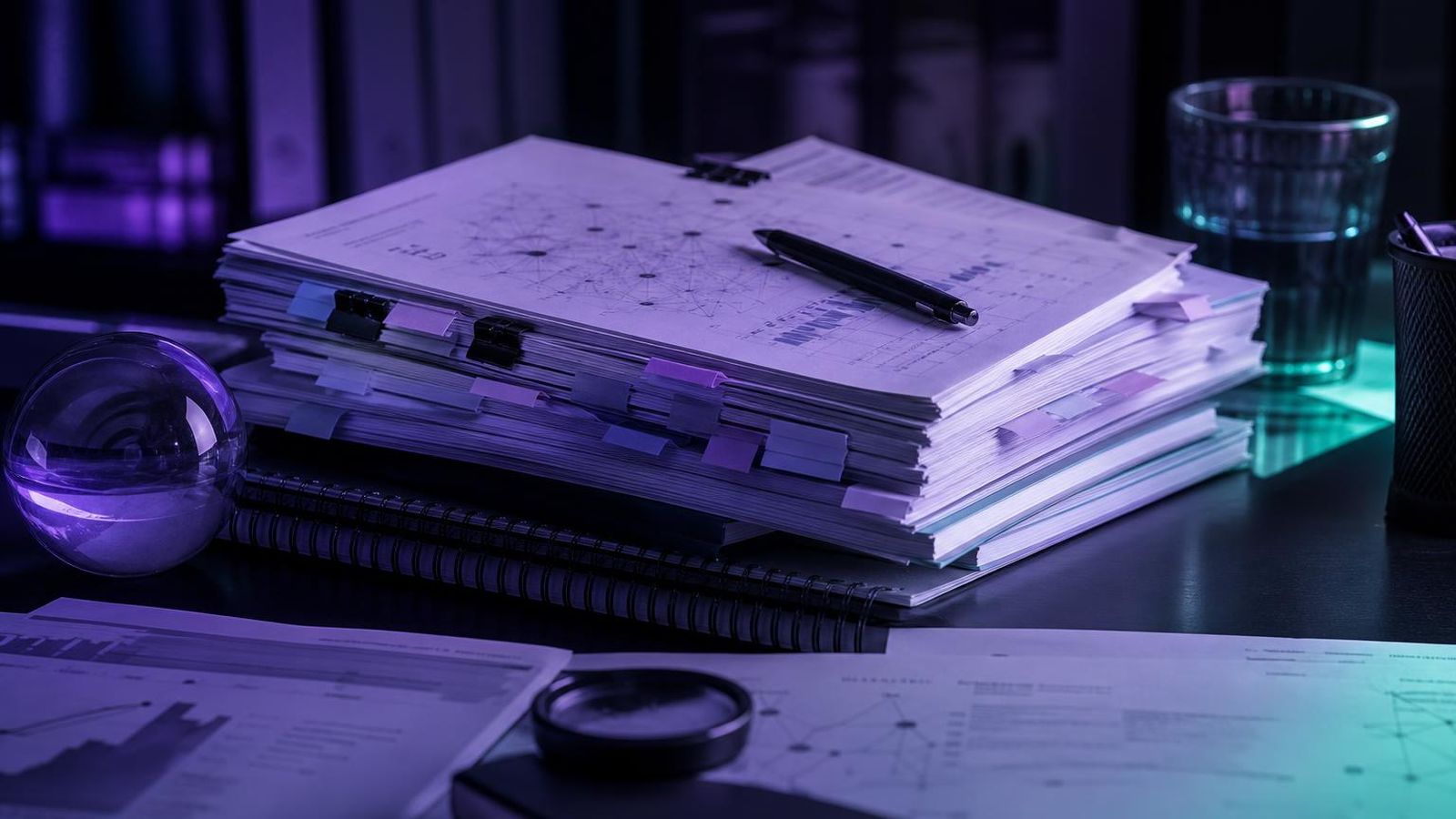 Editorial composition referencing research documents