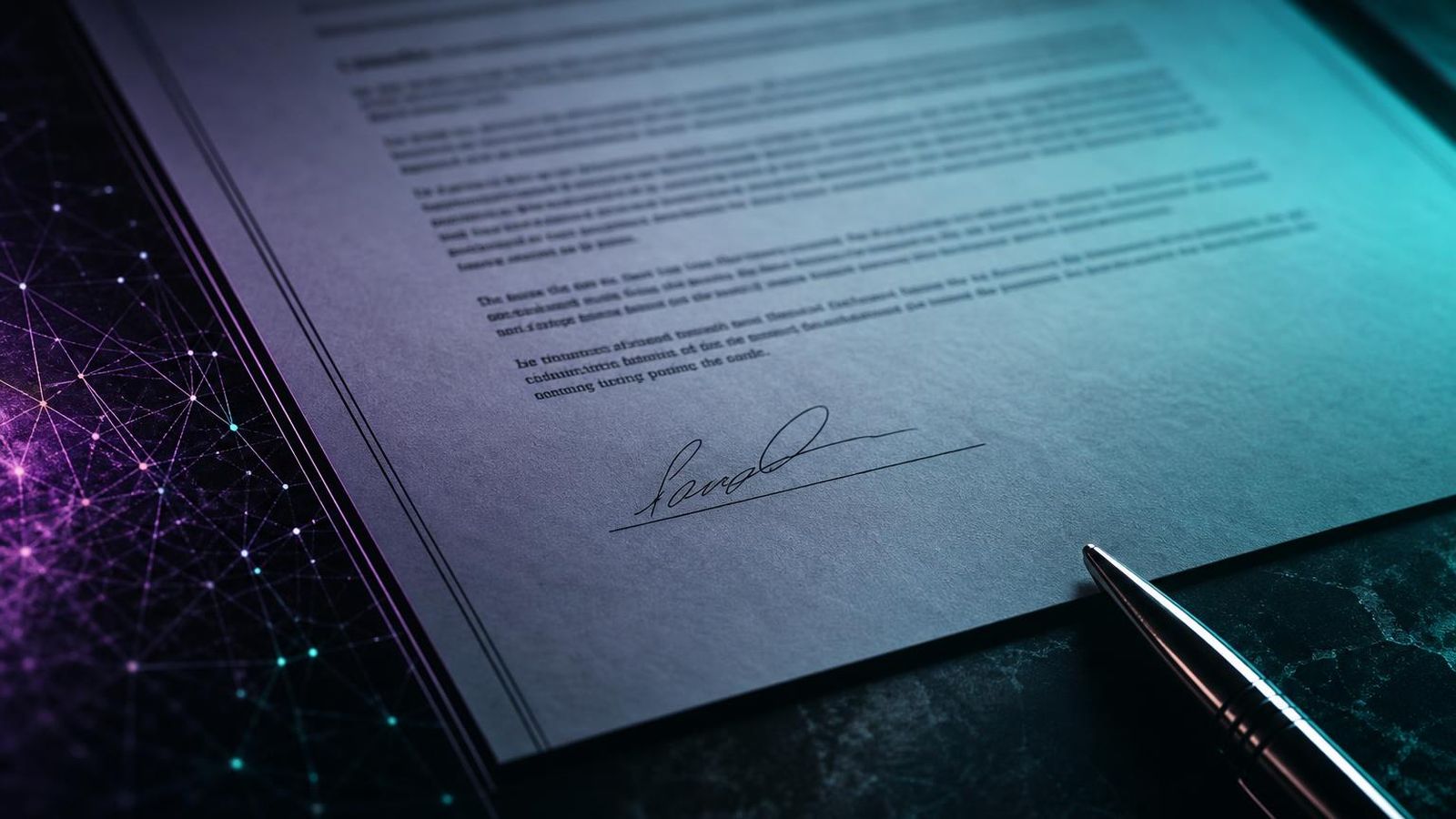 Editorial composition referencing terms of use